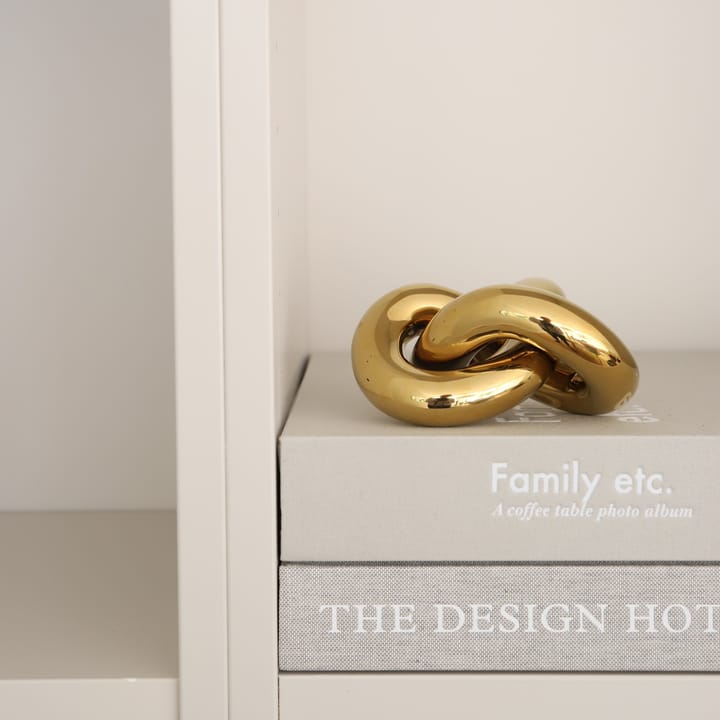 Knot Table small dekorasjon - Gold - Cooee Design