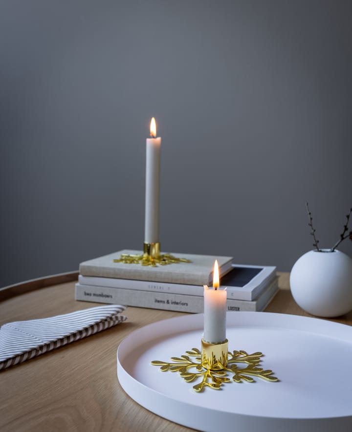 Mistletoe lysestake, Messing Cooee Design