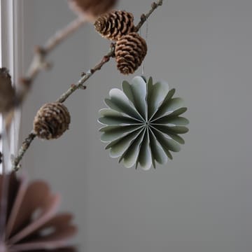 Paper Flowers juletrepynt - Sage Green - Cooee Design