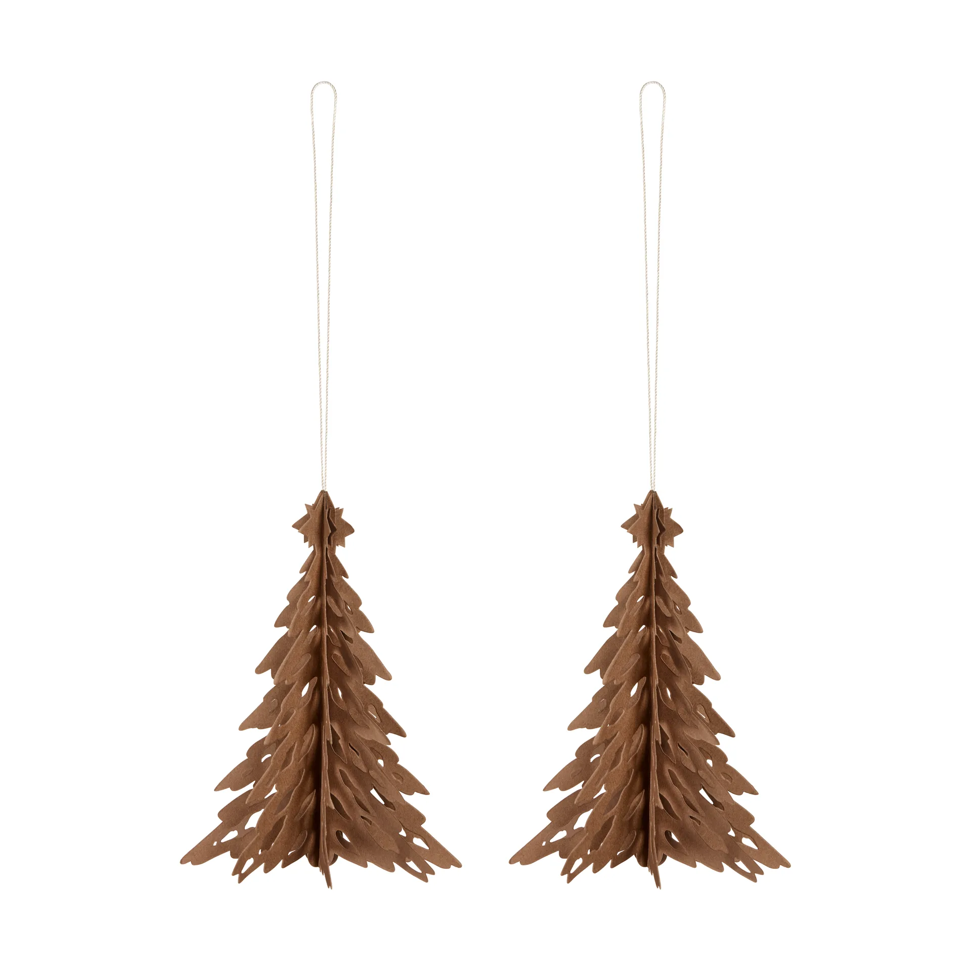 Paper Pinetree pynt 2-pakn., Coffee Cooee Design