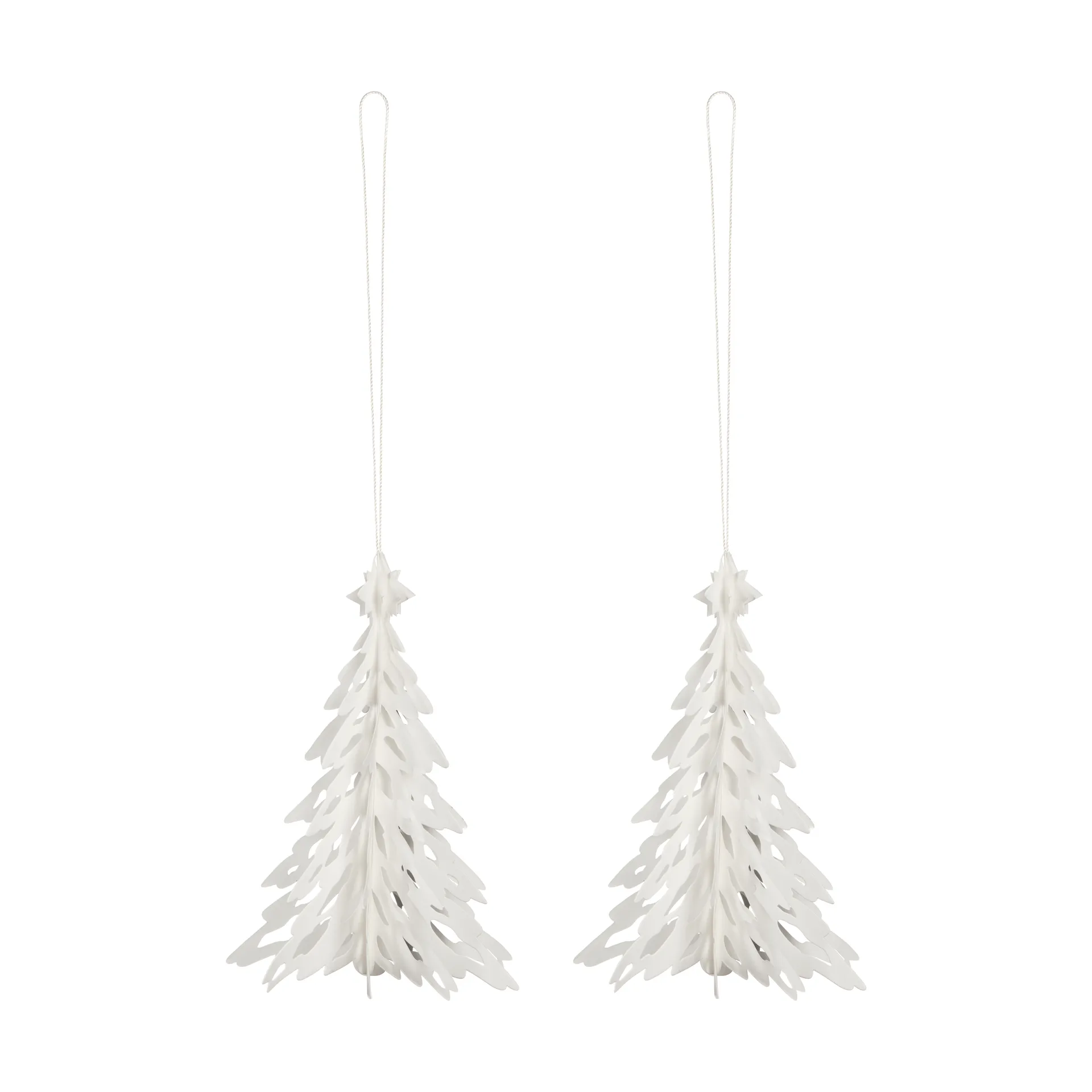 Paper Pinetree pynt 2-pakn., Natural Cooee Design