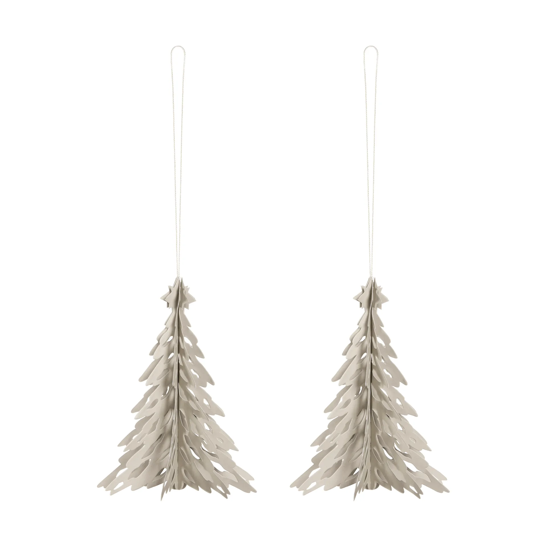 Paper Pinetree pynt 2-pakn., Sand Cooee Design