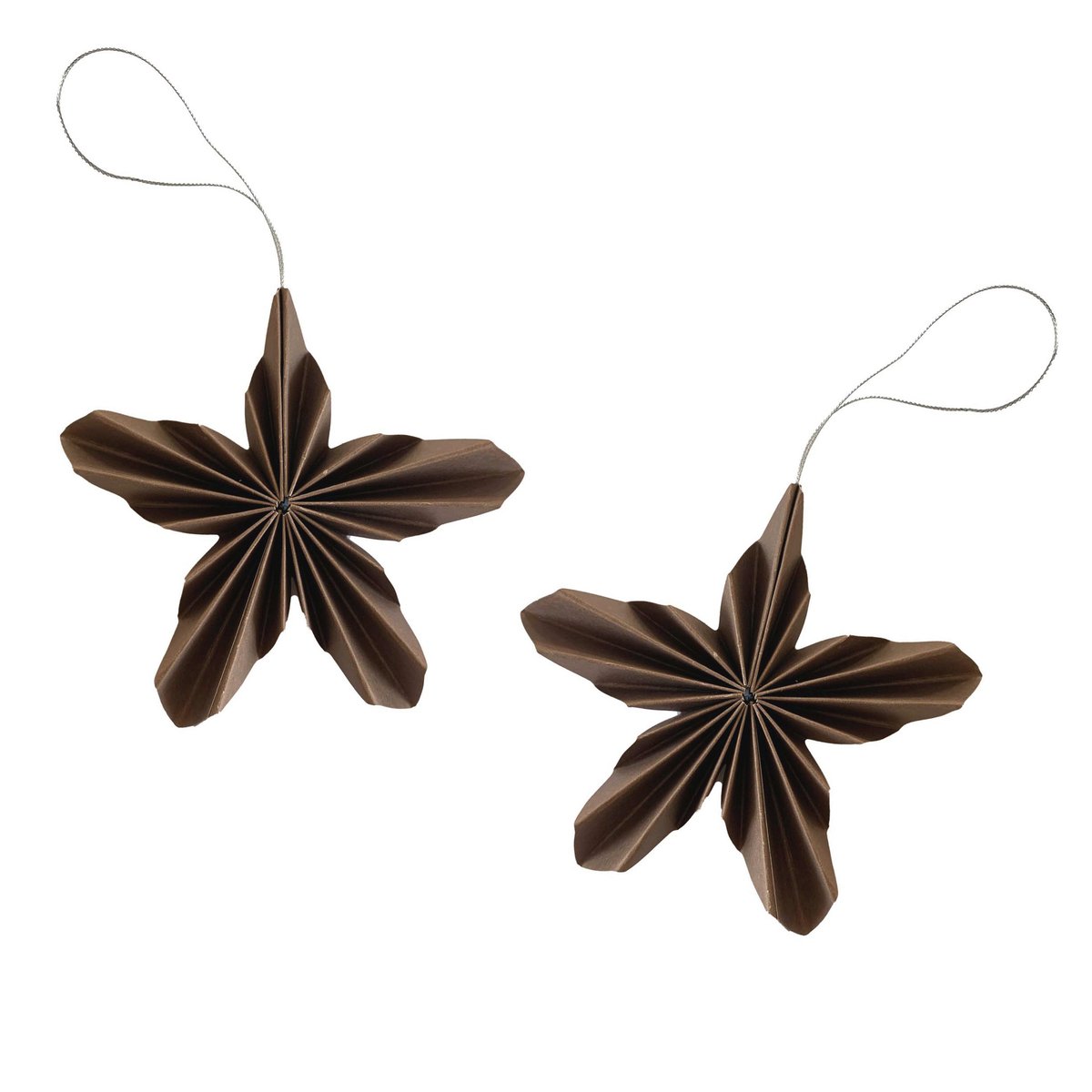 Cooee Design Paper Stars juletrepynt Coffee