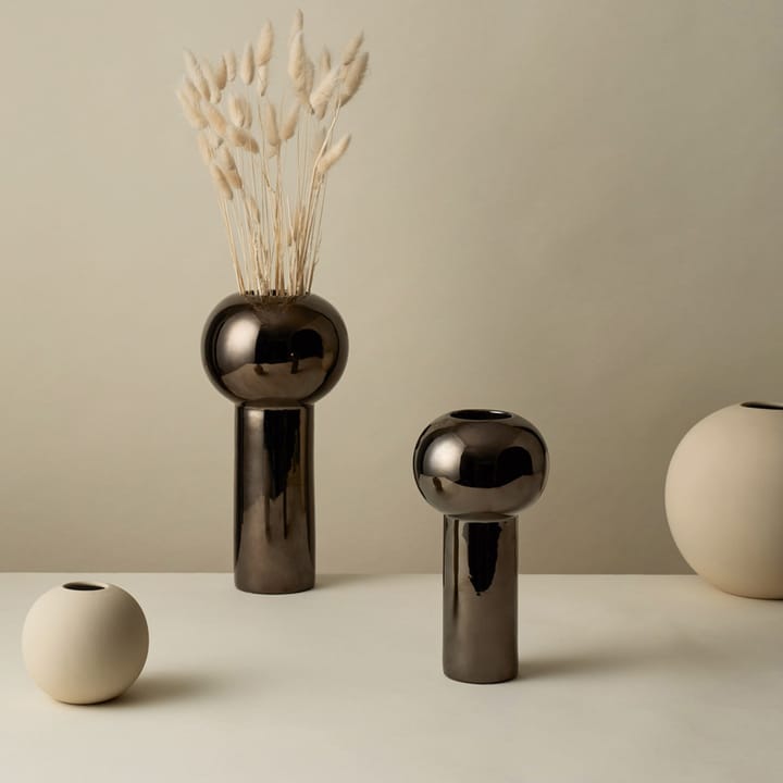 Pillar vase 24 cm - Dark Sølv - Cooee Design