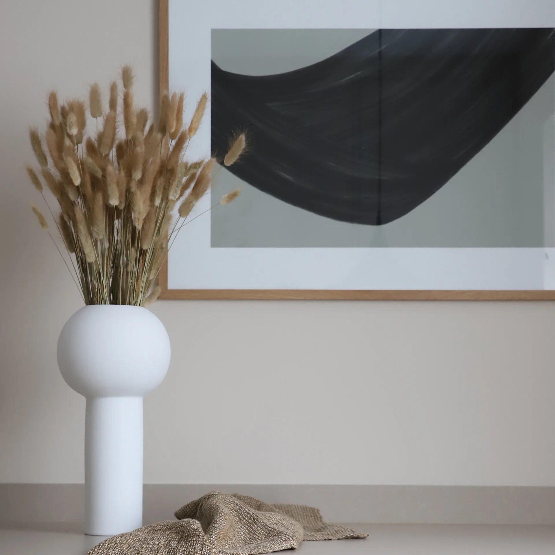 Pillar vase 32 cm, White Cooee Design