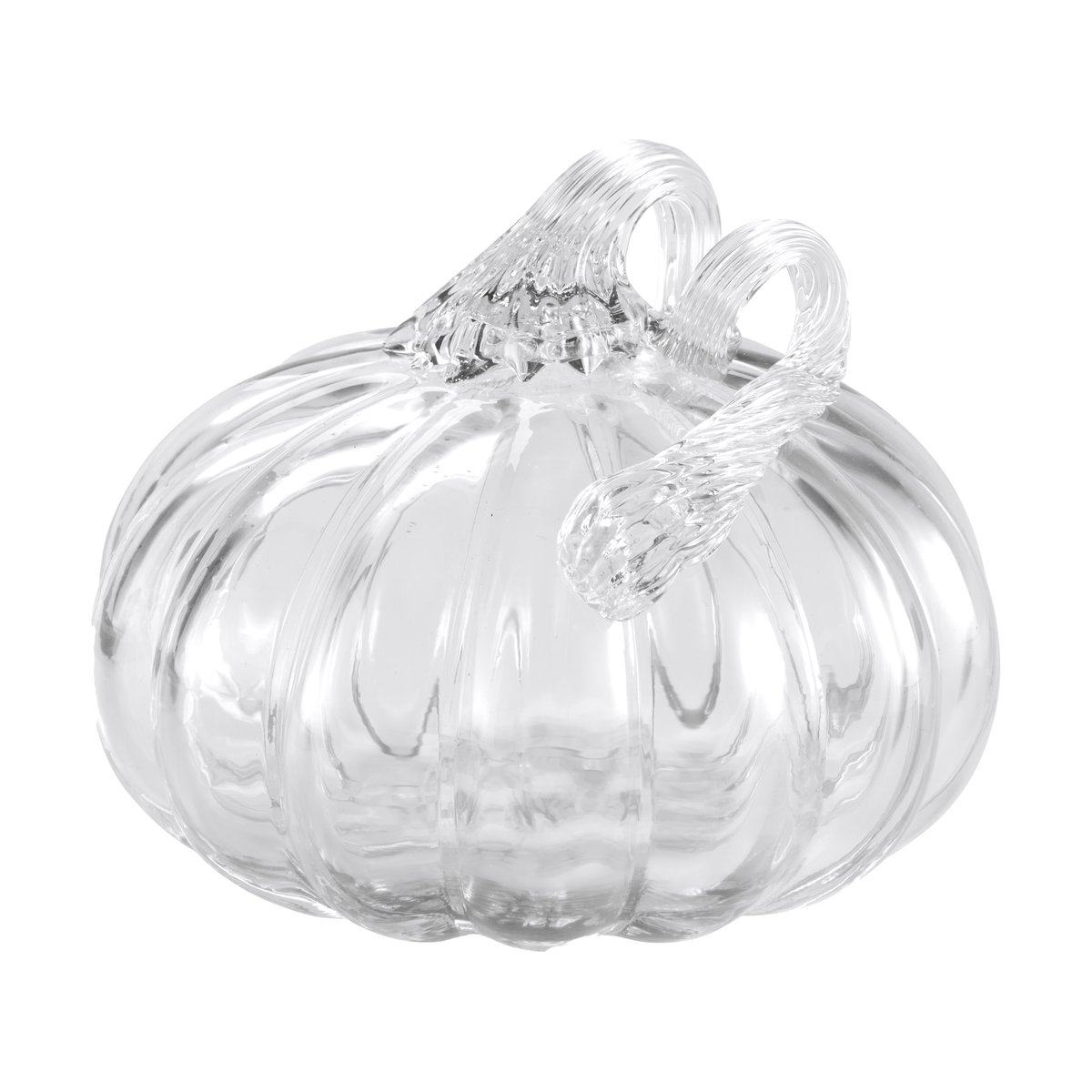Cooee Design Pumpkin dekorasjon 10 cm Clear
