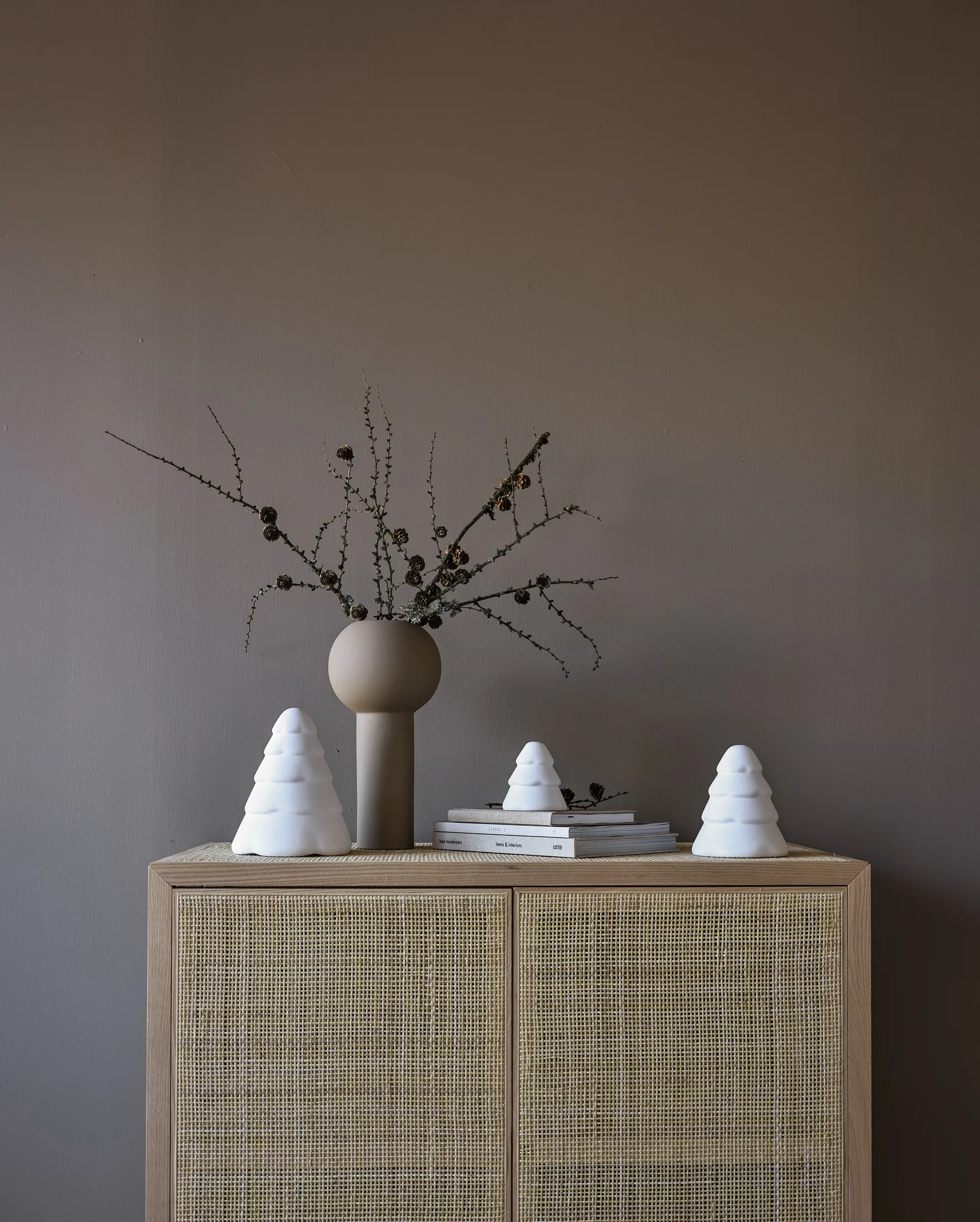 Snowy juletre 10 cm, White Cooee Design