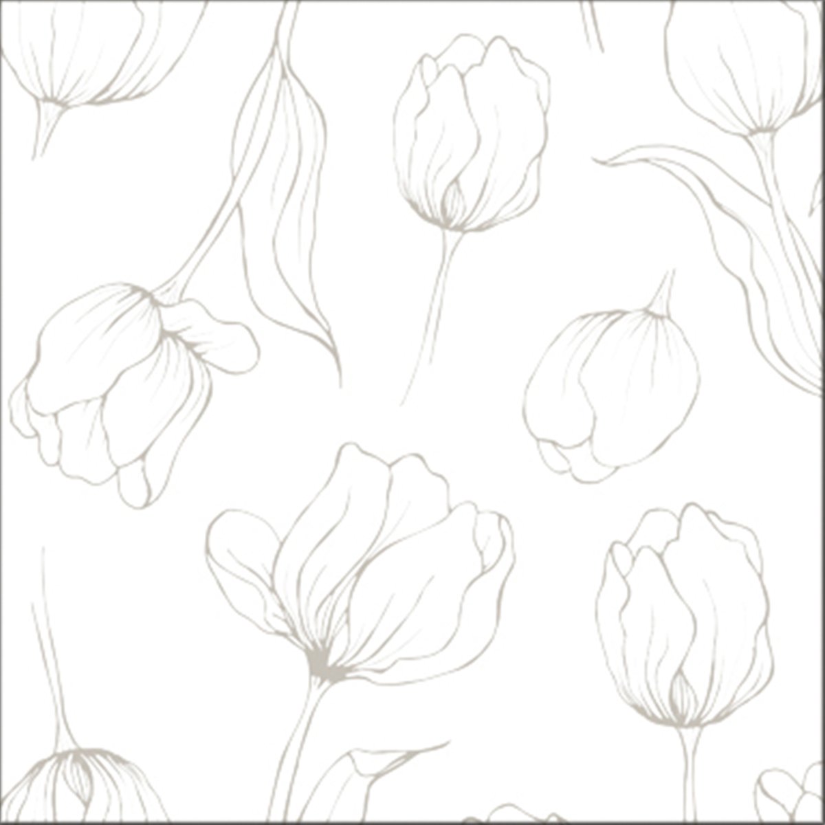Cooee Design Tulipa servietter 33x33 cm White | Skandinavisk Design | Servietter | Hvit