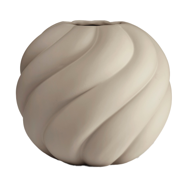 Bilde av Cooee Design Twist Ball vase 12 cm Sand