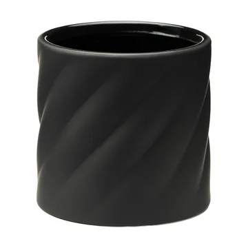 Twist blomsterpotte - Black, liten Ø12 cm - Cooee Design