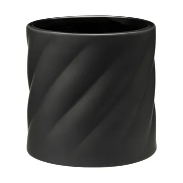Twist blomsterpotte - Black, medium Ø19 cm - Cooee Design