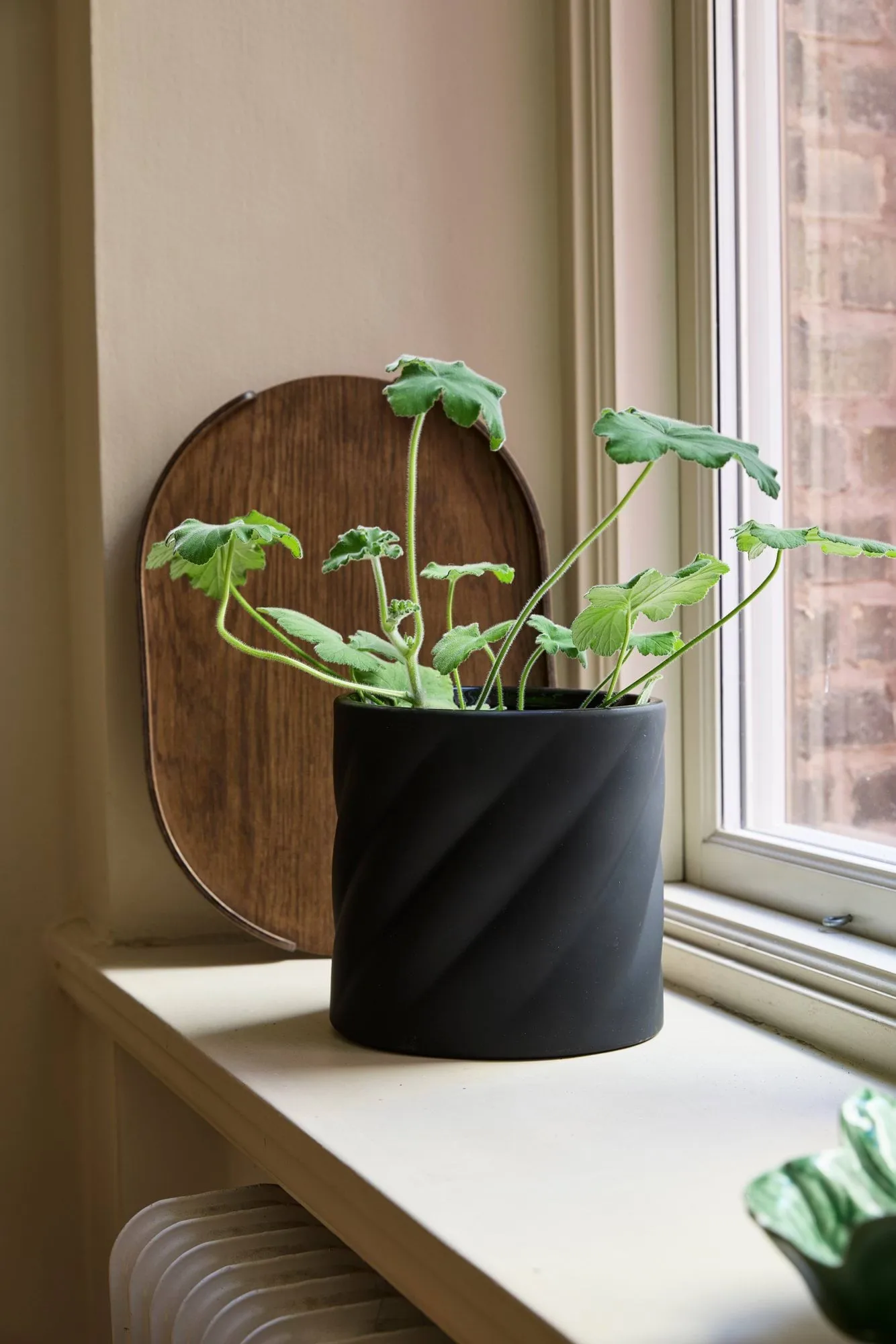 Twist blomsterpotte, Black, medium Ø19 cm Cooee Design