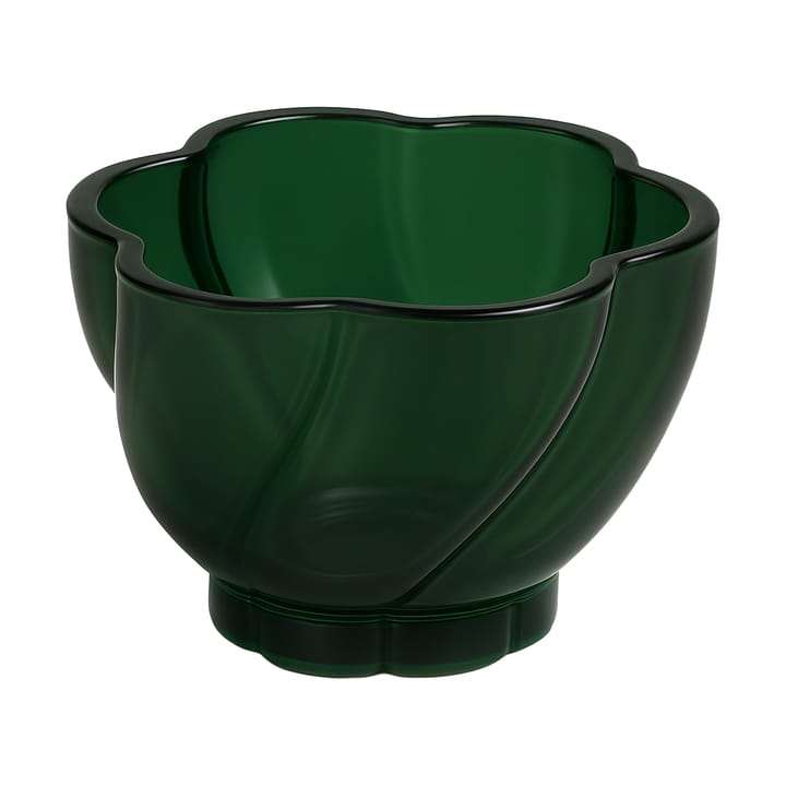 Twist telys bolle Ø10x5,5 cm - Forest green - Cooee Design