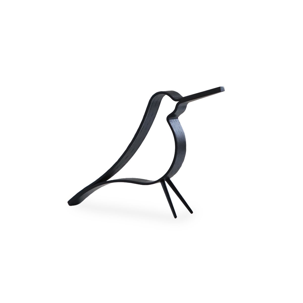 Cooee Design Woody Bird liten Svartbeiset eik