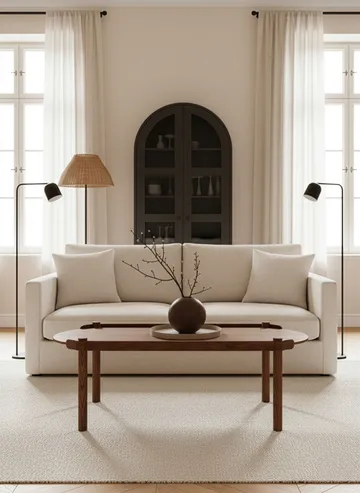 Woody bord 50x105 cm - Mørkbeiset eik - Cooee Design
