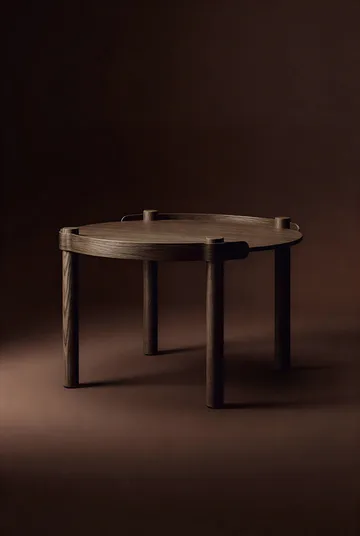 Woody bord Ø80 cm - Mørkbeiset eik - Cooee Design