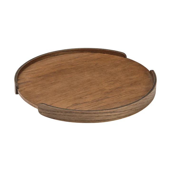 Woody brett - Mørkbeiset eik, Ø35 cm - Cooee Design