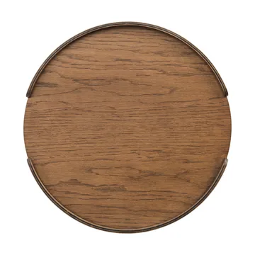 Woody brett - Mørkbeiset eik, Ø35 cm - Cooee Design