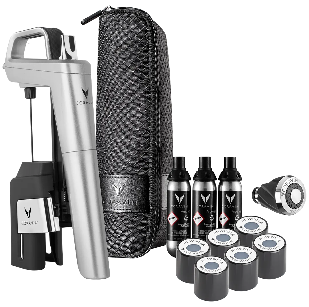 CORAVIN™ Timeless Six+ Vinsystem, Sølv Coravin