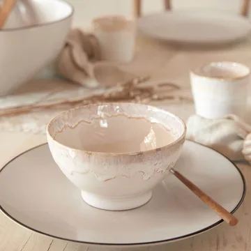 Latte bolle - Hvit, 55 cl, 4‑pakning - Costa Nova