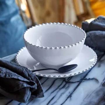 Pearl skål - Hvit, Ø17 cm - Costa Nova