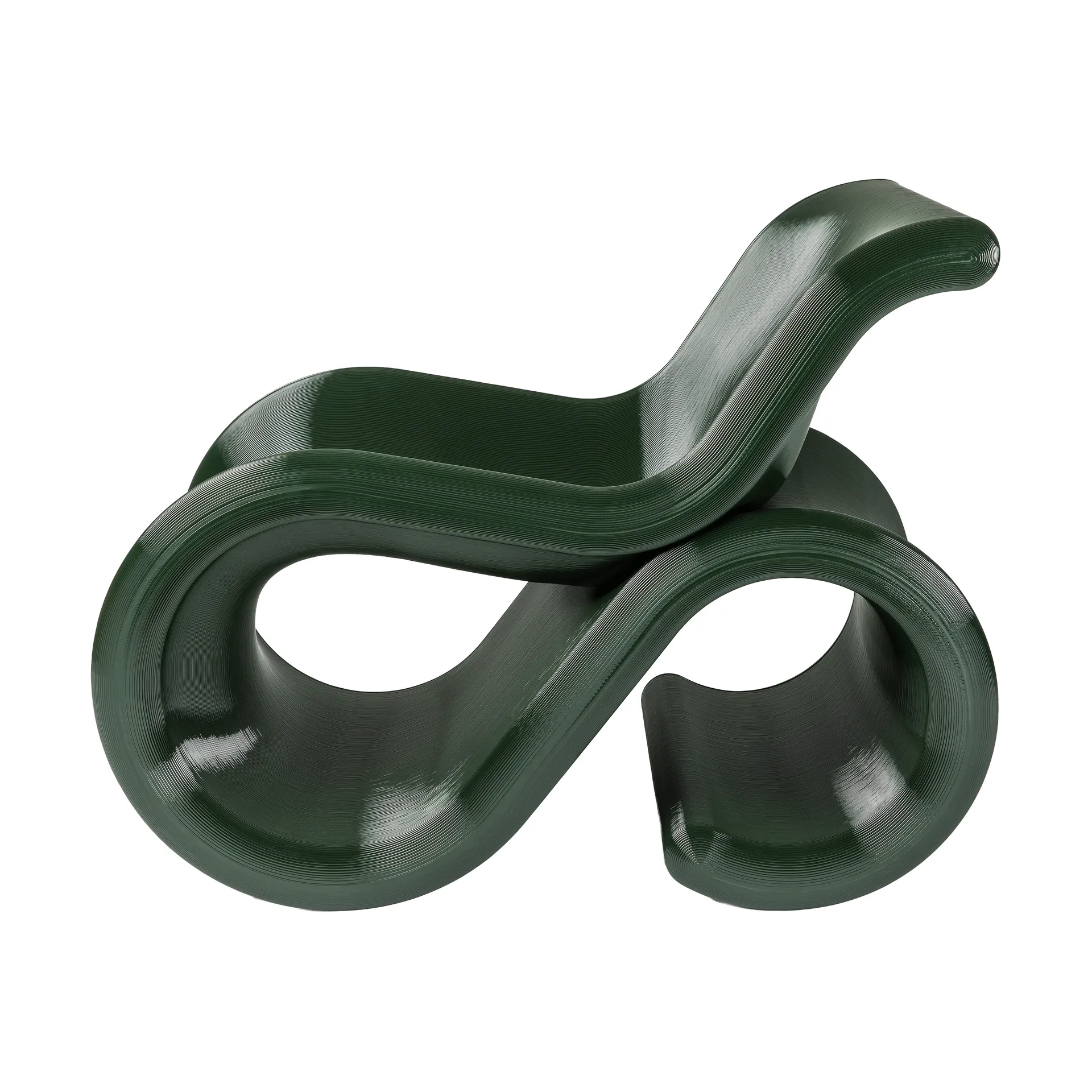 Éclair chair loungestol, Nori Crème Atelier