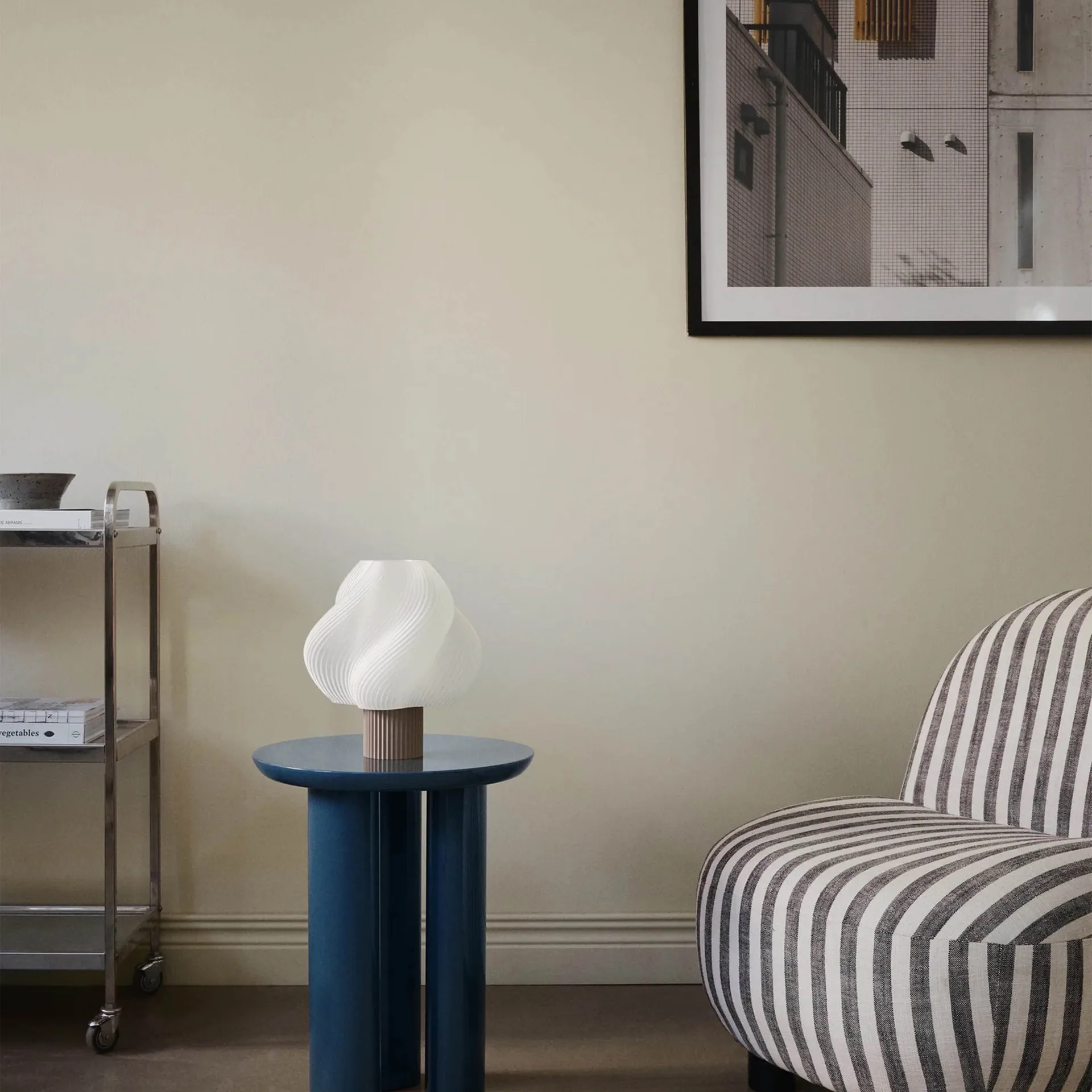 Soft Serve bordlampe, Mocha, Regular, 26 cm Crème Atelier