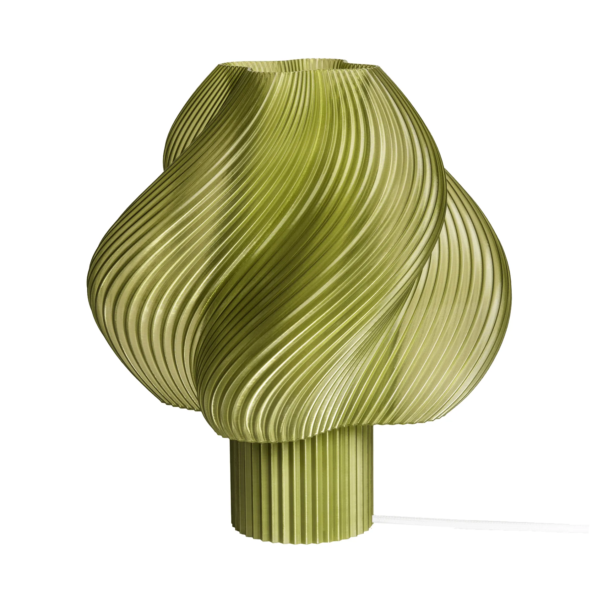 Soft Serve bordlampe, Olive, Grande, 34 cm Crème Atelier