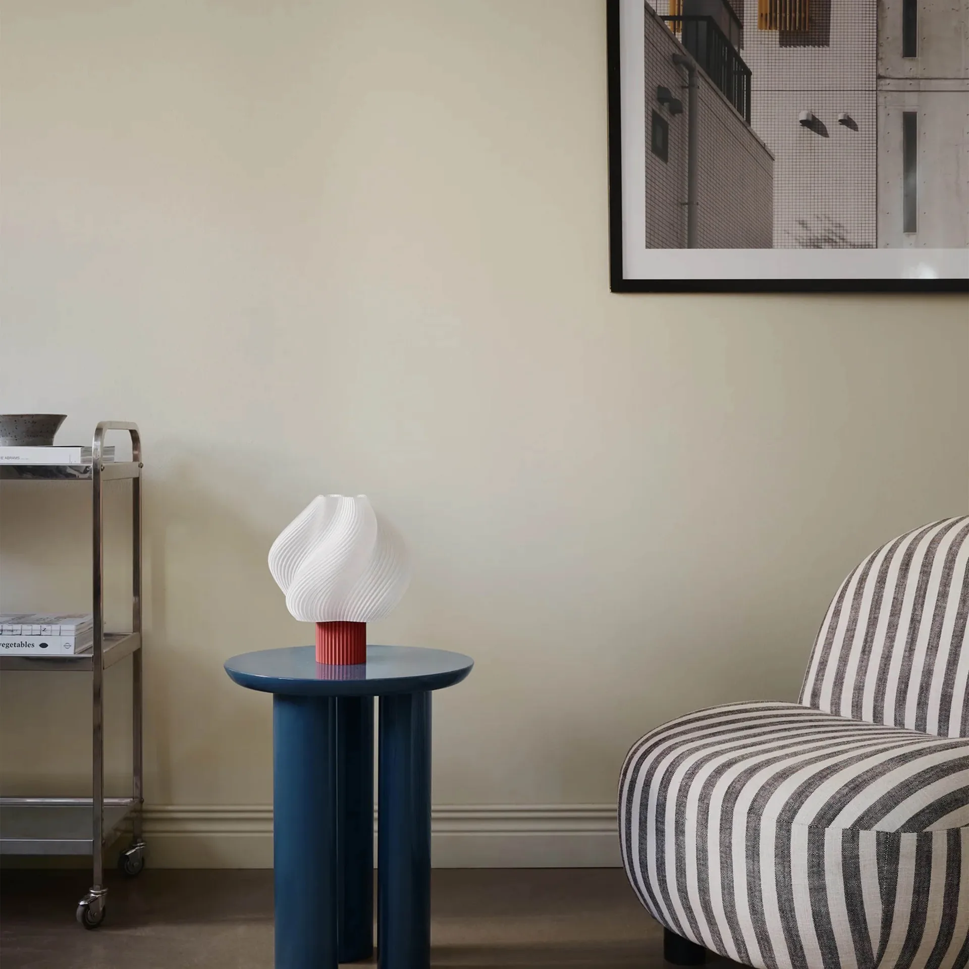 Soft Serve bordlampe, Rhubarb, Regular, 26 cm Crème Atelier