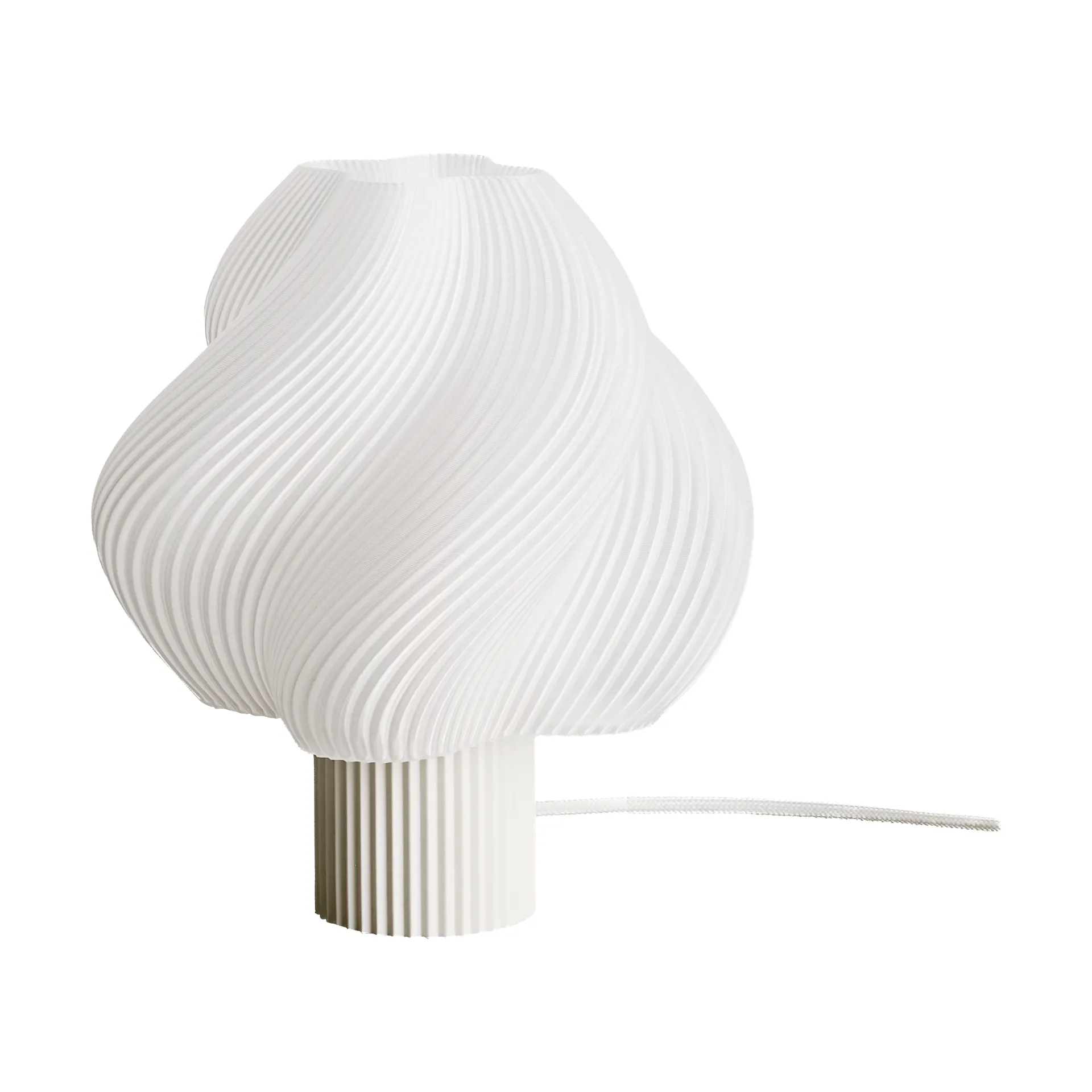 Soft Serve bordlampe, Vanilla bean, Regular, 26 cm Crème Atelier