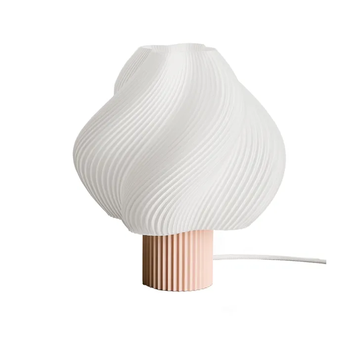 Soft Serve bordlampe - Wild strawberry, Grande, 34 cm - Crème Atelier