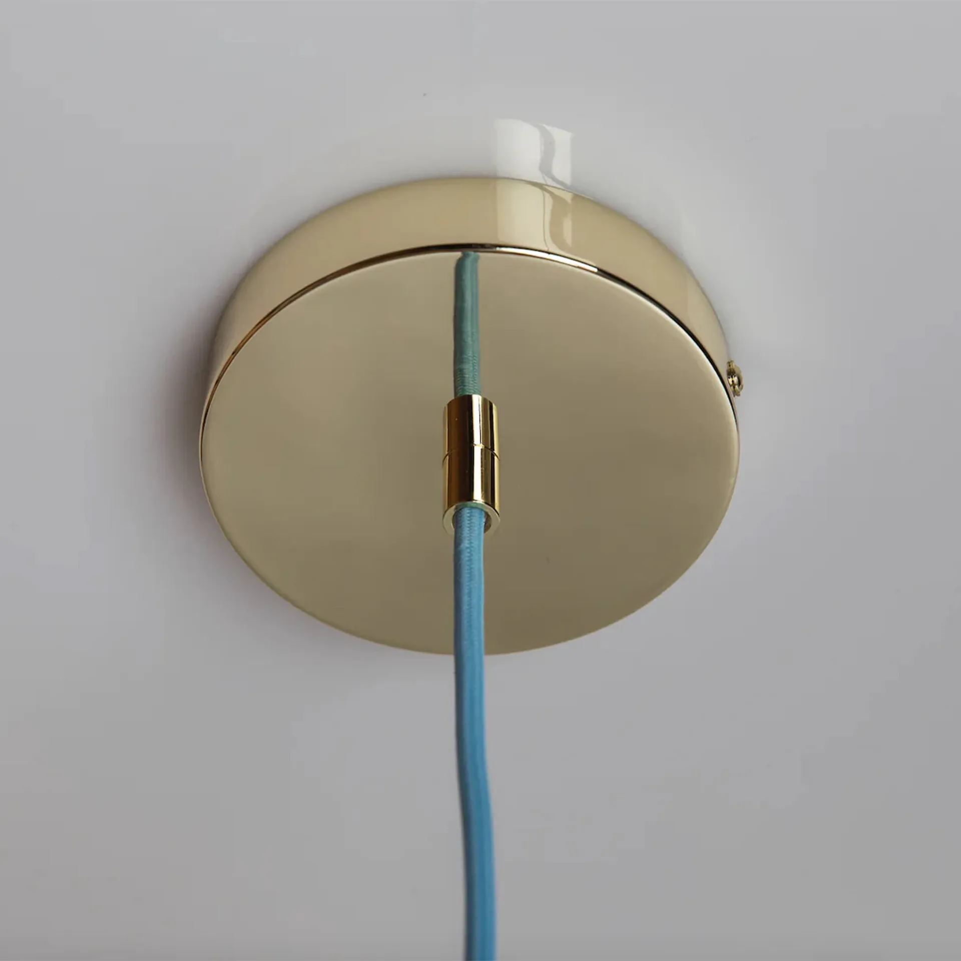 Soft Serve pendel, Blueberry sorbet-brass, 02, 25 cm Crème Atelier