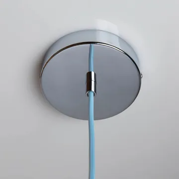 Soft Serve pendel - Blueberry sorbet-chrome, 01, 20 cm - Crème Atelier