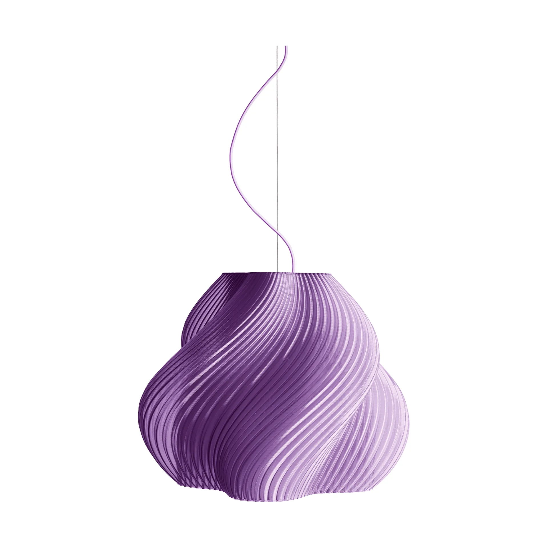 Soft Serve pendel, Lavender sorbet-chrome, Mega, 60 cm Crème Atelier