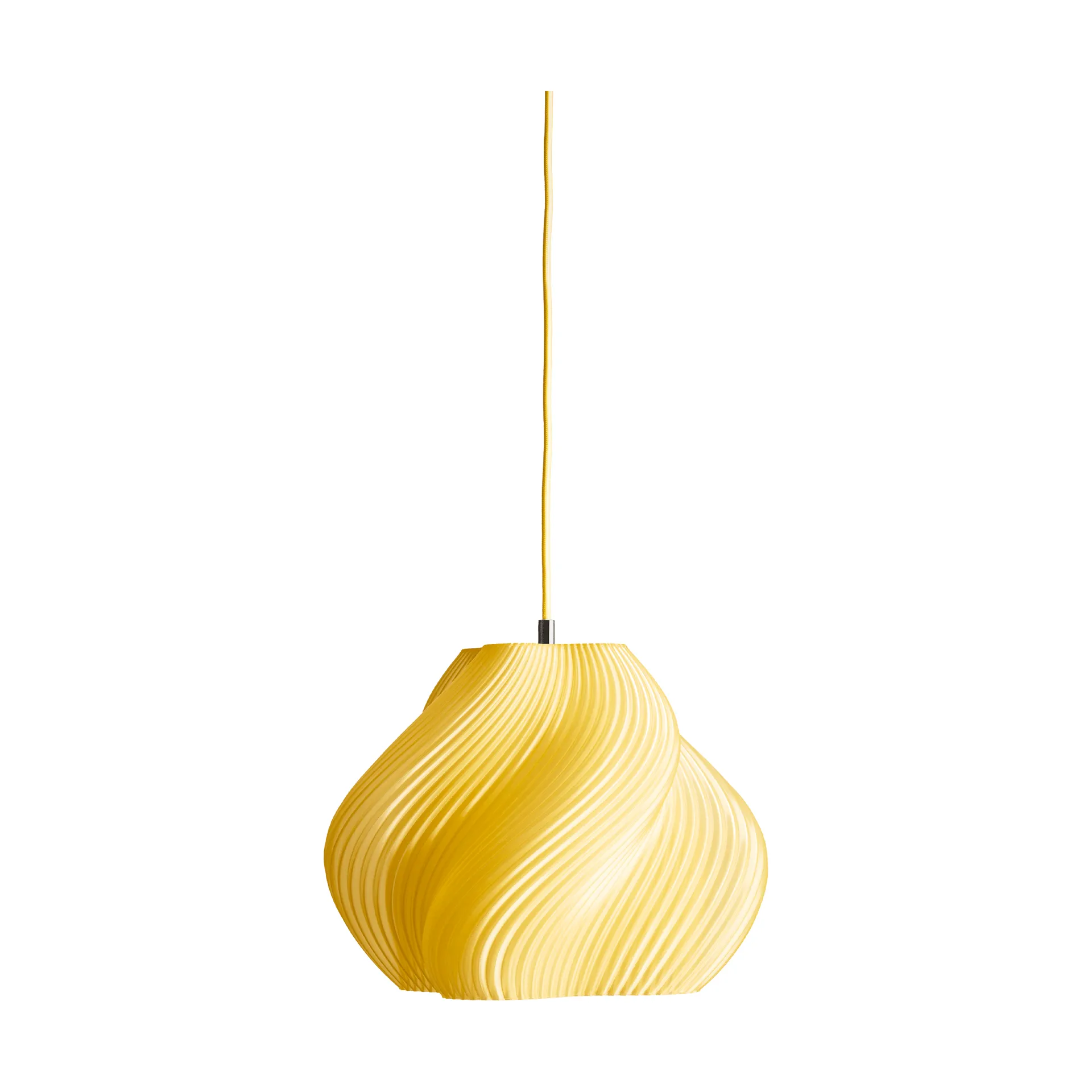 Soft Serve pendel, Limoncello sorbet-chrome, 02, 25 cm Crème Atelier
