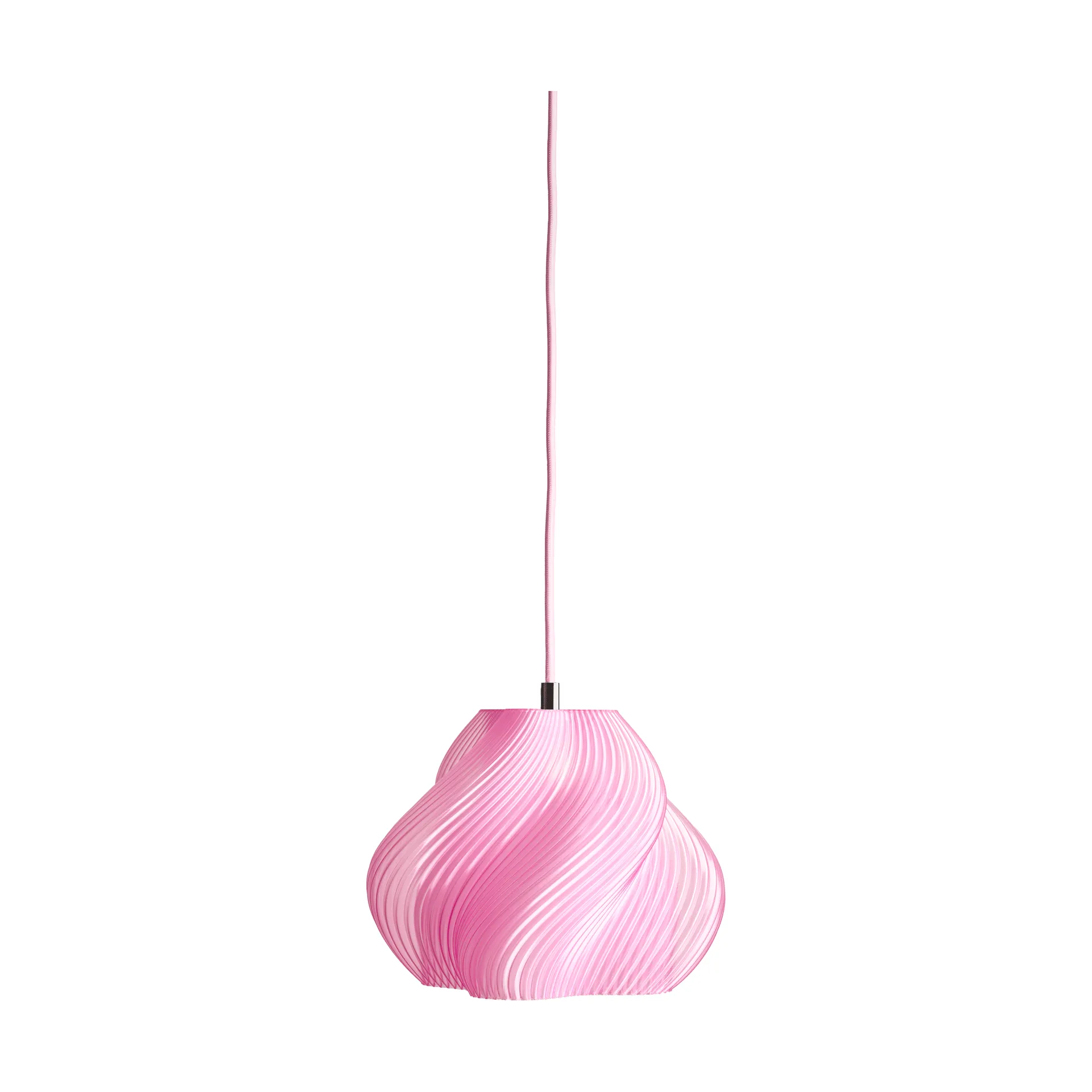 Soft Serve pendel, Rose sorbet-chrome, 01, 20 cm Crème Atelier
