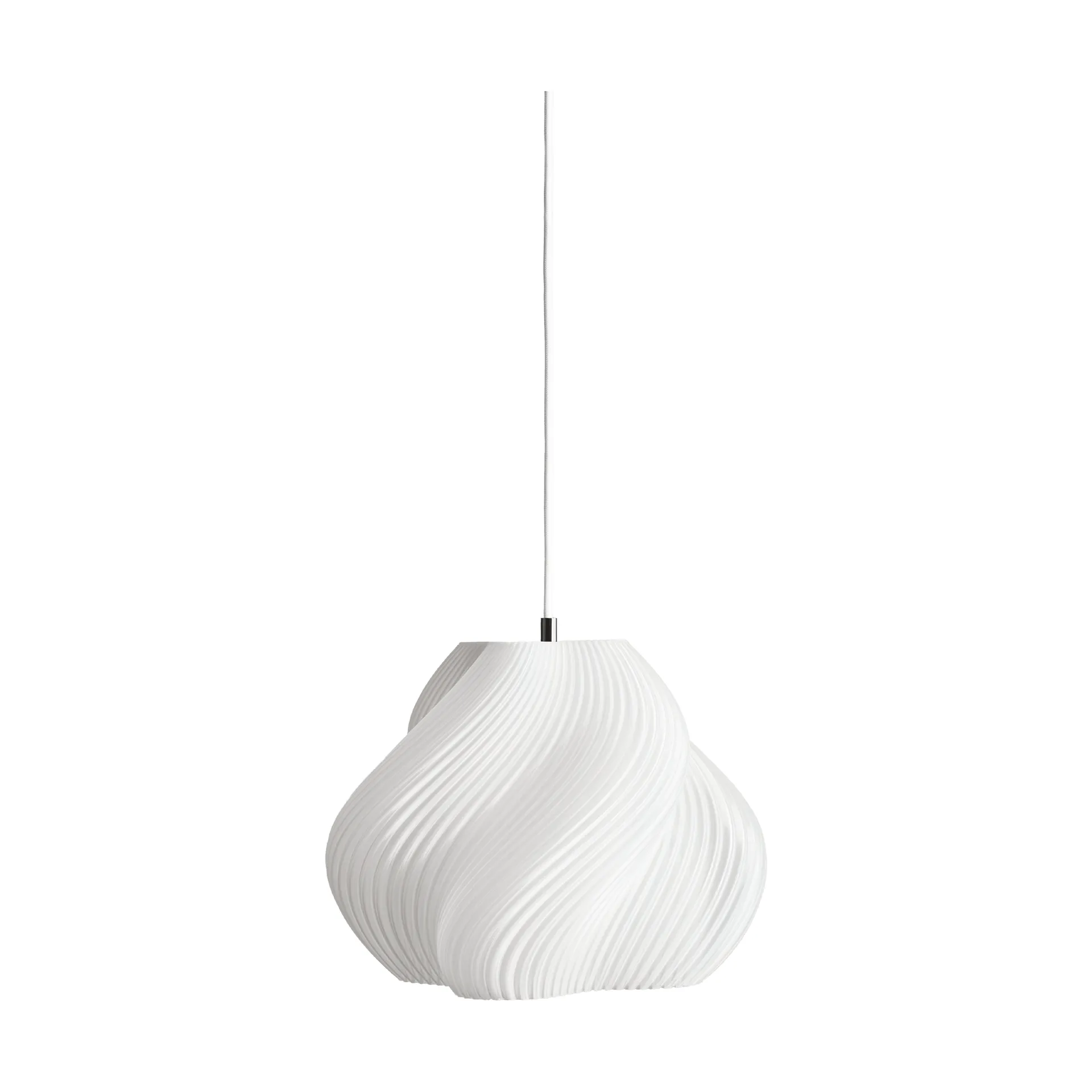 Soft Serve pendel, White-brass, 02, 25 cm Crème Atelier
