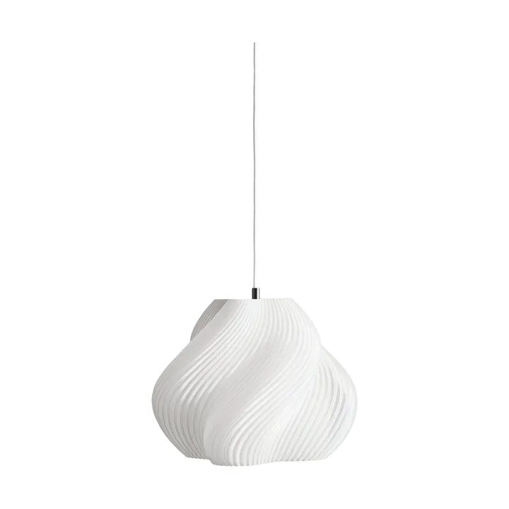 Soft Serve pendel - White-chrome, 02, 25 cm - Crème Atelier