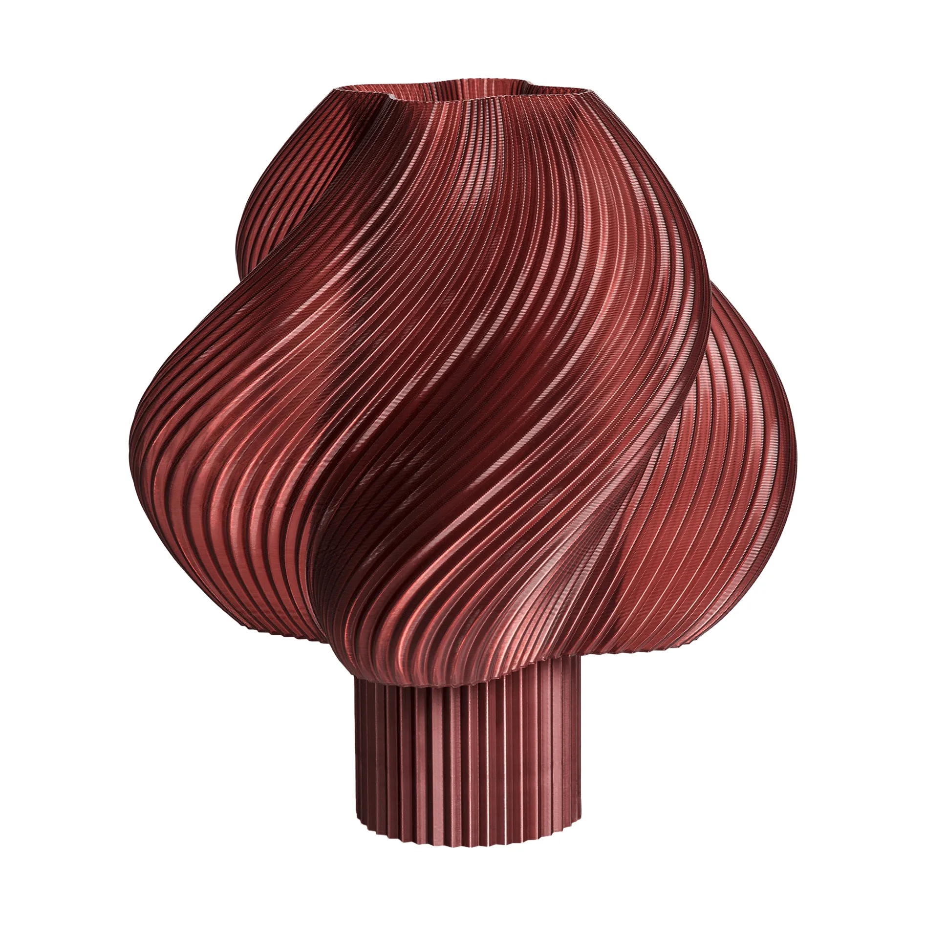Soft Serve portabel bordlampe, Cherry, 23 cm Crème Atelier