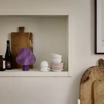 Soft Serve portabel bordlampe - Lavender sorbet, 23 cm - Crème Atelier