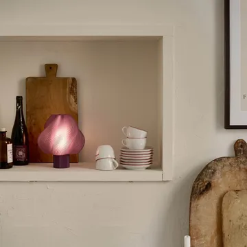 Soft Serve portabel bordlampe - Lavender sorbet, 23 cm - Crème Atelier