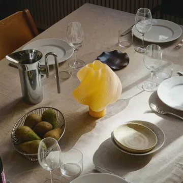 Soft Serve portabel bordlampe - Limoncello sorbet, 23 cm - Crème Atelier