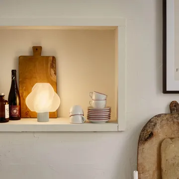 Soft Serve portabel bordlampe - Vanilla bean, 23 cm - Crème Atelier