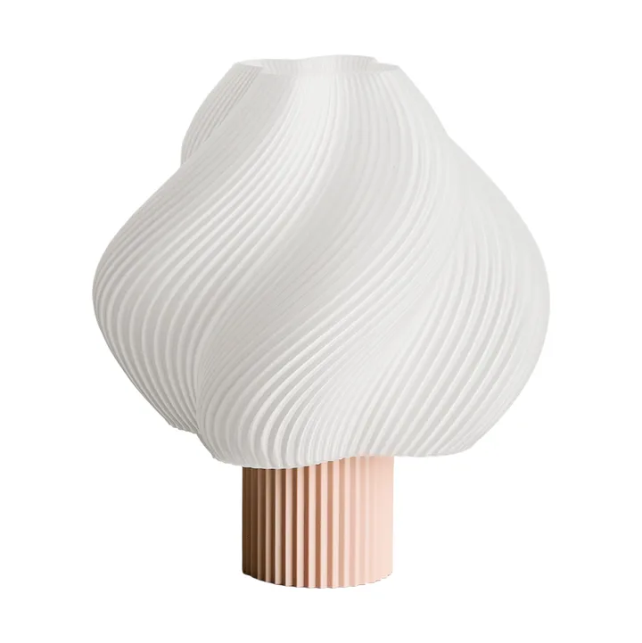 Soft Serve portabel bordlampe - Wild strawberry, 23 cm - Crème Atelier