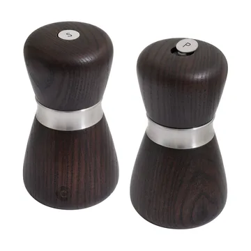 Kyoto krydderkvern - Brown glaze, FSC ash, 10 cm - Crushgrind