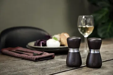Kyoto krydderkvern - Brown glaze, FSC ash, 10 cm - Crushgrind