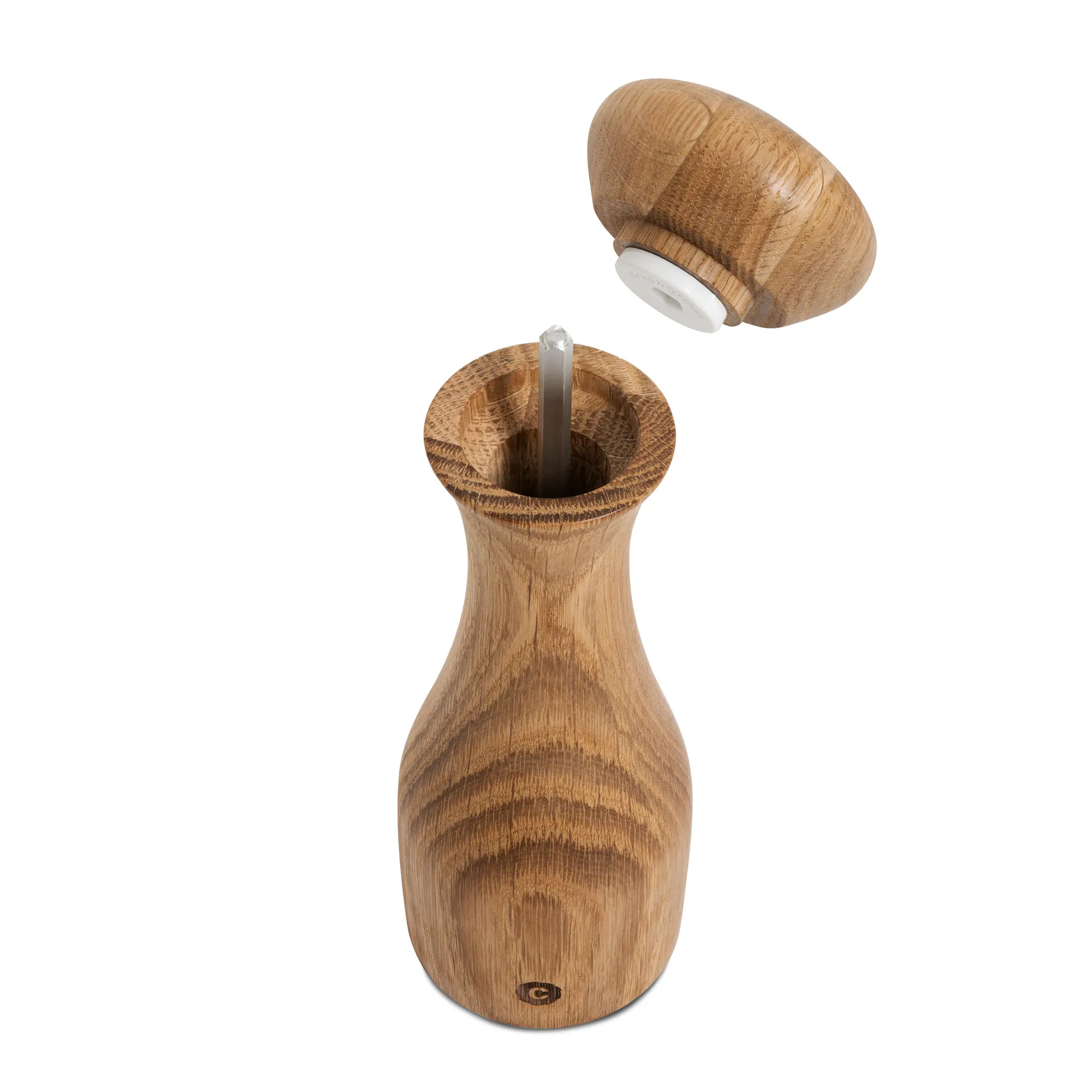 Lyon krydderkvern, Natural, FSC oak, 19 cm Crushgrind