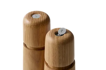 Stockholm krydderkvern - Natural, FSC oak, 11 cm - Crushgrind