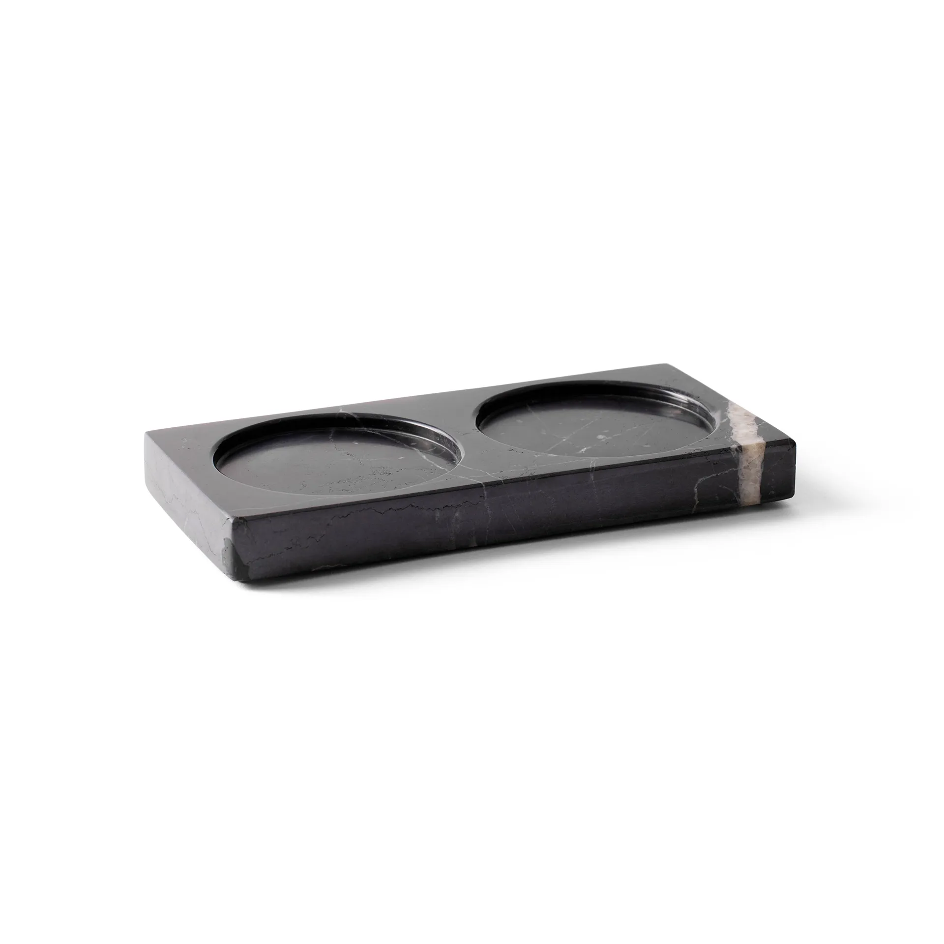 Tabletopper krydderkvernstativ, Black marble Crushgrind