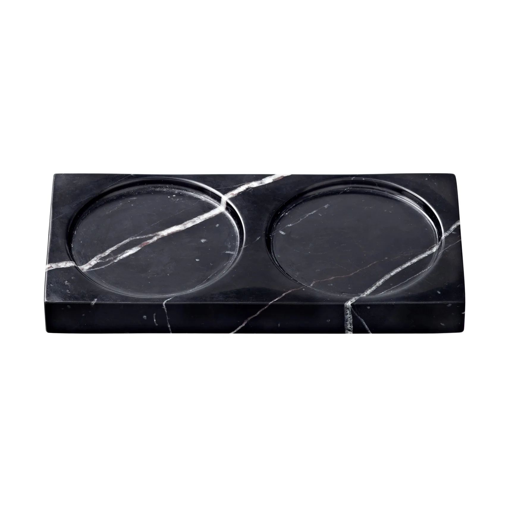 Tabletopper krydderkvernstativ, Black marble Crushgrind